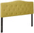 Flash Furniture Cambridge Tufted Upholstered Full Size Headboard in Green Fabric