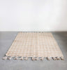 Creative Co-Op DA9936 4' x 6' Cream Jute & Cotton Blend Rug with Tassels