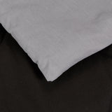 AmazonBasics Reversible Microfiber Comforter Blanket - Pack of 4, Full or Queen, Black