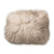 Bloomingville Sand Color Rectangle Tibetan Lamb Fur Pillow